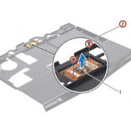Замена платы кнопки питания Alienware M11x